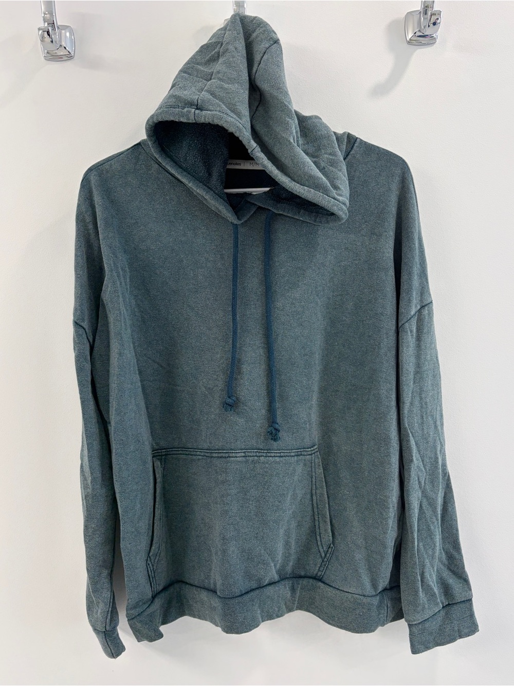 Men's Slate Green Pullover Hoodie Sweatshirt - Medium